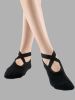 1pair Criss Cross Yoga Socks