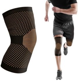 2-Pack: Copper-Infused Knee Sleeve (size: large)