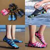 Lightweight Quick Drying Anti-slip Beach Wading Shoes, Unisex Outdoor Flat Aqua Sandals For Swimming Diving Boating Surfing, Women's Footwear