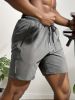 Summer Gym Shorts QuickDry Comfy Stylish with Zippered Pockets