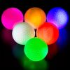 Waterproof Glow In Dark Golf Balls; Luminous Golf Balls; Creative Gift For Men Women Golf Lovers