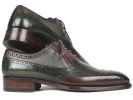 Paul Parkman Goodyear Welted Oxfords Brown & Green (ID#BW926GR)